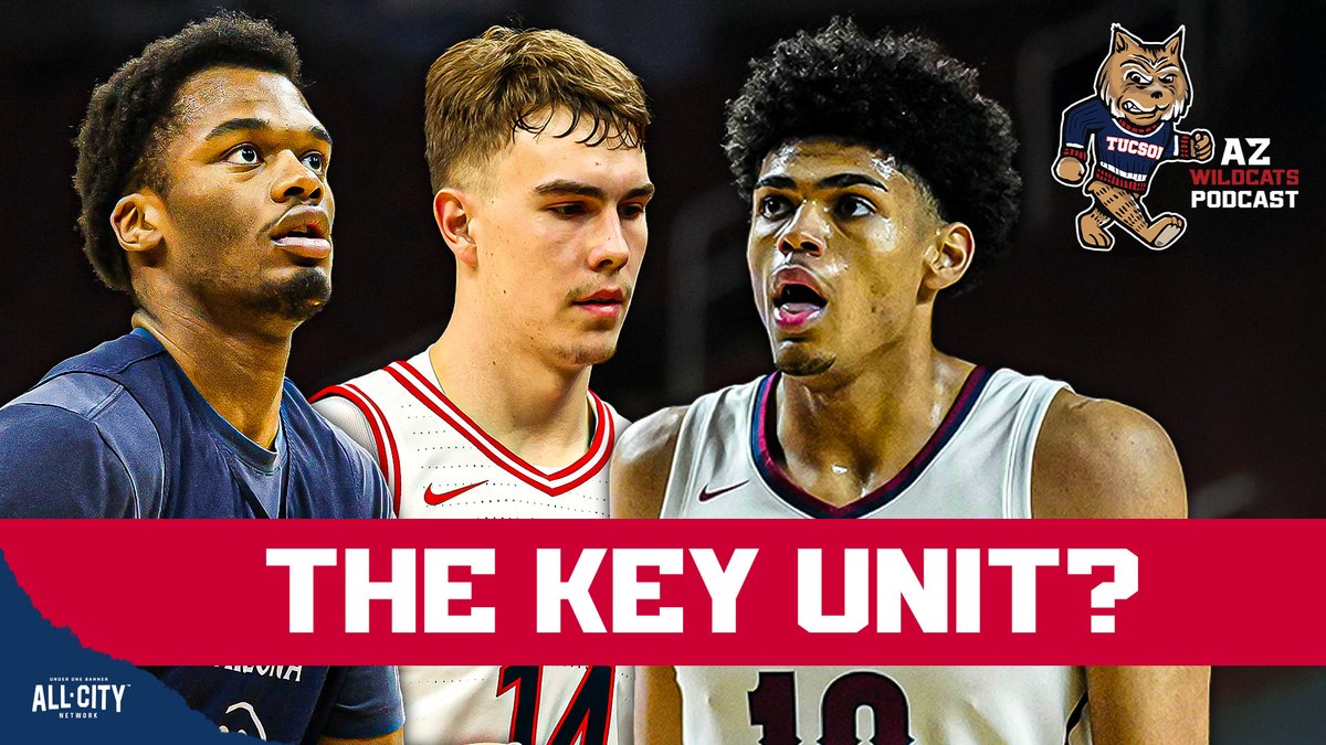 KevoPosts's tweet image. Is Arizona&apos;s front-court the KEY to a deep tournament run?

🚨I explore that question with @Saul_Bookman on the AZ Wildcats Podcast LIVE at 2pm

PLUS! What can we expect from freshman star Koa Peat? ⭐️

👇LINK BELOW! 🔗