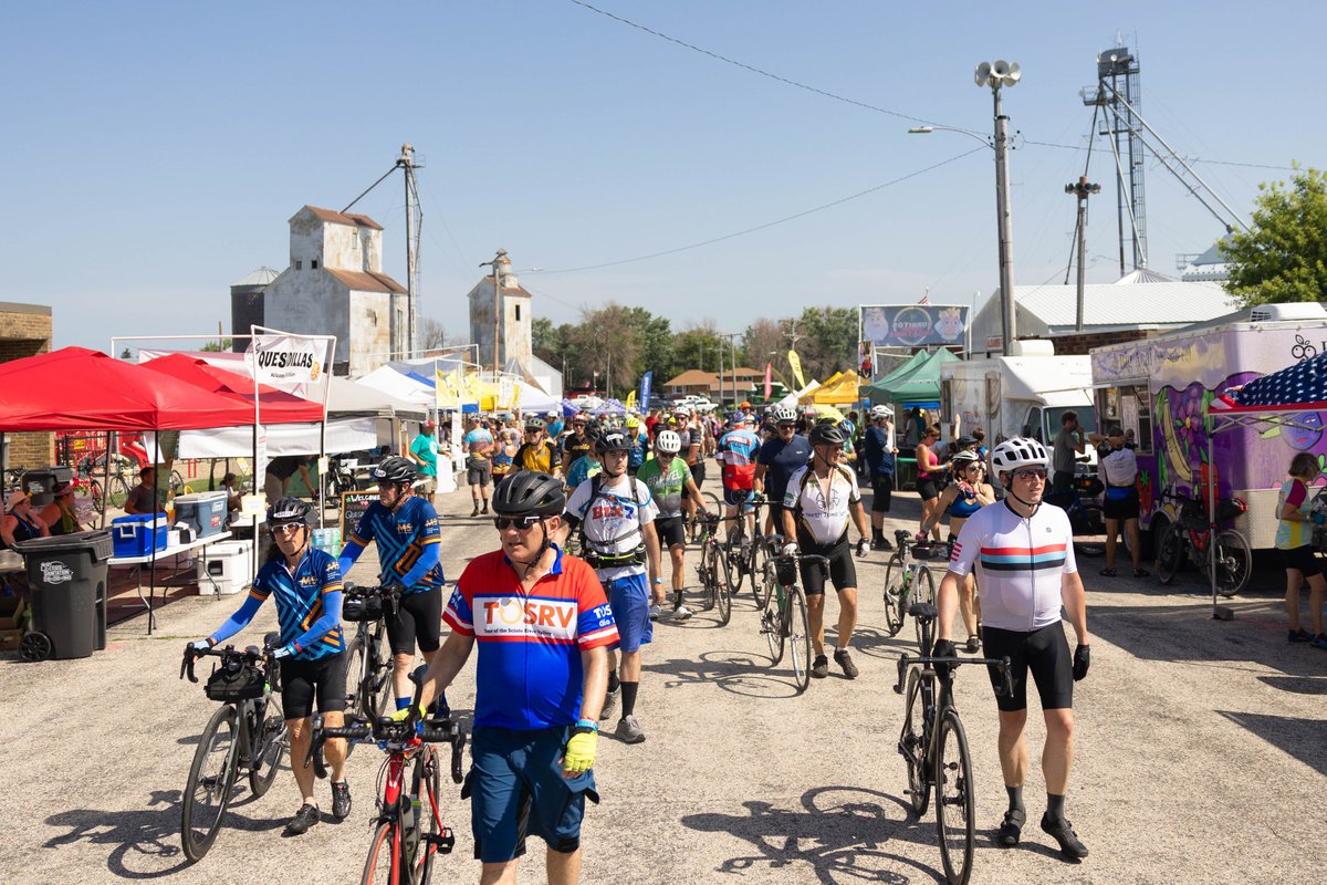 The town of Alexander, IA had a jump in it's population of 164 when over 10,000 <a href="/RAGBRAI_IOWA/">RAGBRAI</a> cyclists 🚴 from across the globe rode in. What resulted were great conversations about #soybeans and a whole lot of edamame 🫛 snack handouts.

Funded by the soybean checkoff.
