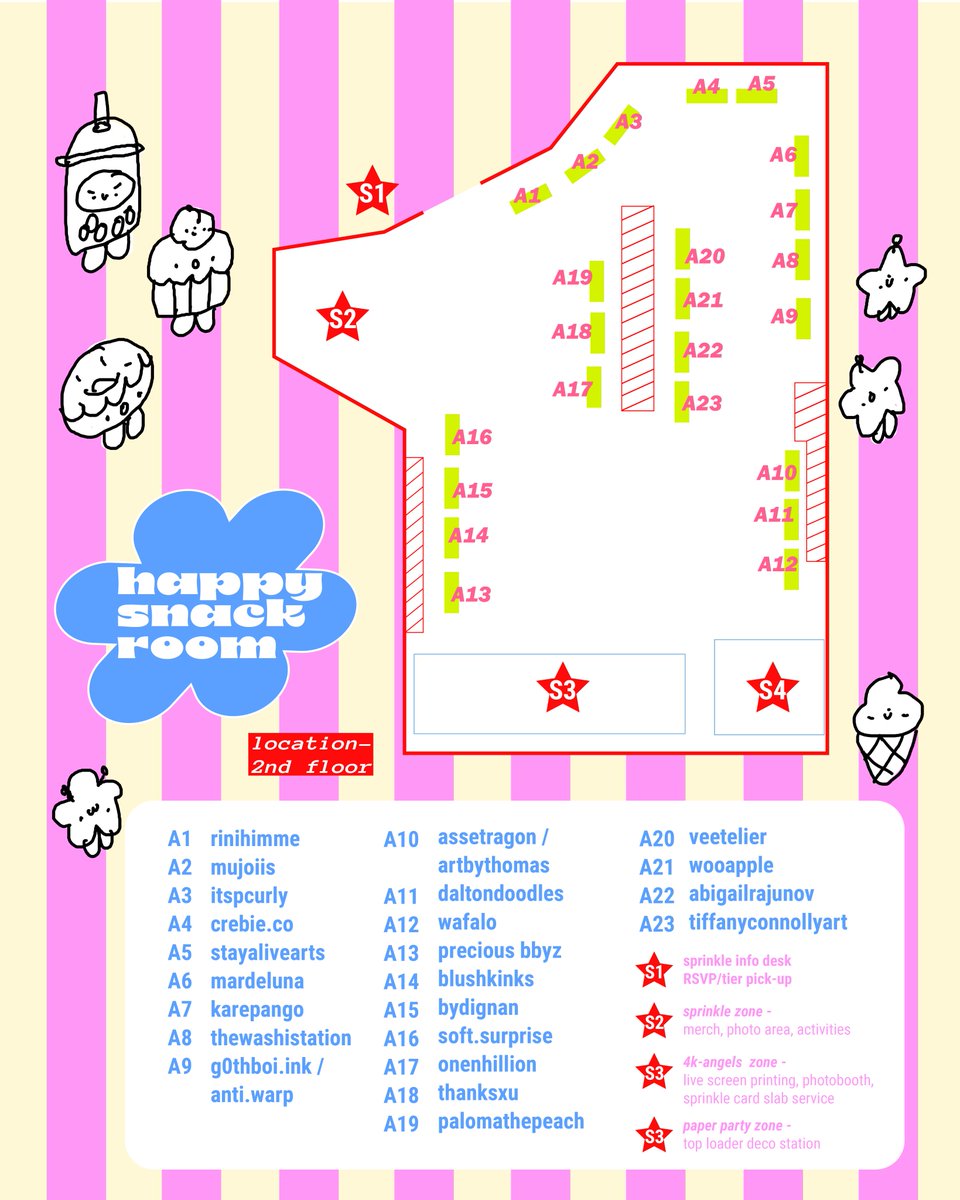 P_Curly's tweet image. I will be at Sprinkle Trinkle Town 4.0- SPRINKLE MART!
This weekend in lewisville, TX!!🛒🍊🍅🍈🍮
I'll be in the Happy Snack Room on the 2nd floor!
With a purchase of 5$ you can collect my trading card too!
See you all there!