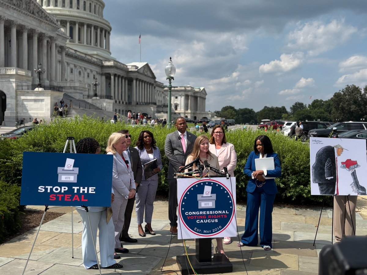 RepFletcher's tweet image. This week, I joined my colleagues in the Voting Rights Caucus to speak out against the re-redistricting underway in Texas, which is an affront to the principle that people deserve to have their say in our government that is enshrined in the Voting Right Act of 1965, providing…