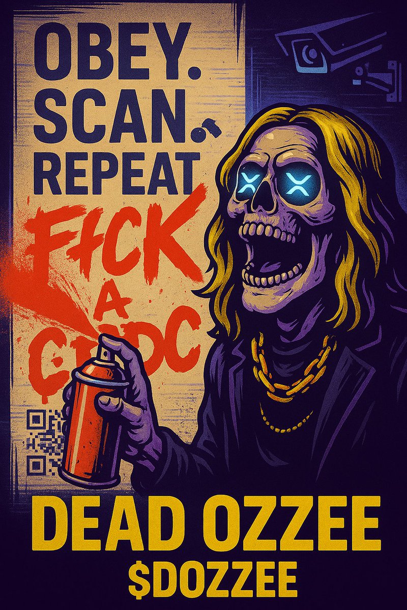 DOZZEEtoken's tweet photo. You thought CBDCs were the problem?Hyperledger is the rails.
Palantir is the brain.
AI is the leash.They’re building programmable money and algorithmic obedience.Freeze your wallet. Track your life. Decide what you deserve.We need to wake up, open our eyes, and come together before it’s too late.DEAD OZZEE didn’t come to save you.
He came to burn the blueprint.Time’s running out. ⏳#DOZZEE #DeadOZZEE #RIPOzzyOsbourne #NoCBDC #Hyperledger #Palantir
#DigitalID #FinancialControl #XRPCommunity #XRPL
#WakeUp #TimeIsNow #WeThePeople #MassAwakening
#ViralContent #FreedomOfSpeech #FridayVibes #Rebellion #MemeCulture #XTrends