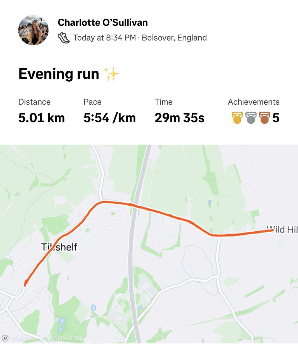 Not ran in soooo long so I am buzzing with this