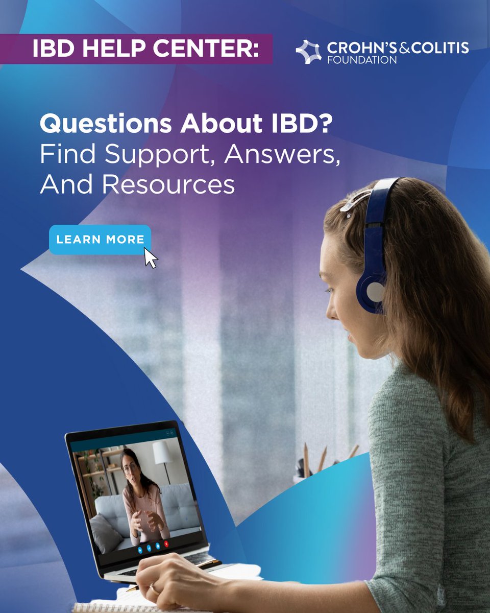 CrohnsColitisFn's tweet image. Navigating IBD can be tough, but you’re not alone. The Foundation's IBD Help Center offers expert advice, treatment education, and resources to support you every step of the way. Contact our team today: bit.ly/4c9QWRs