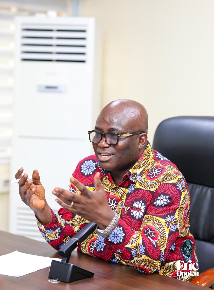 officialeopoku's tweet photo. Earlier, the Ghana National Farmers and Fishermen Association paid a courtesy visit to my office to collaborate on the Feed Ghana Programme. https://t.co/6rGj5p3VDp