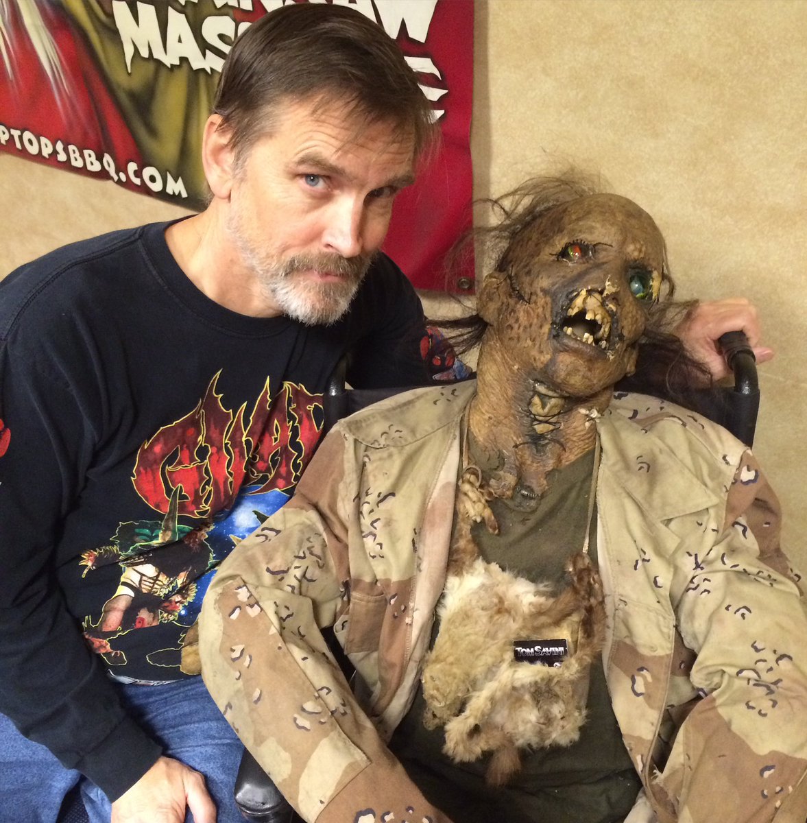 choptopmoseley's tweet image. Brotherly love (hail the Hitchhiker!) But, bro, that breath!