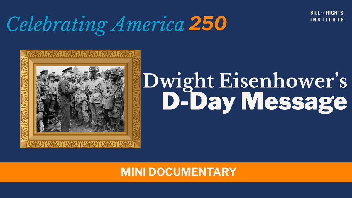 BRInstitute's tweet image. Discover the tensions of the hours before Operation Overlord, the words Gen. Eisenhower prepared in case of failure, and the quiet, resolute character that defined his command. From late-night meetings with Churchill and Montgomery to visits with young paratroopers hours before…