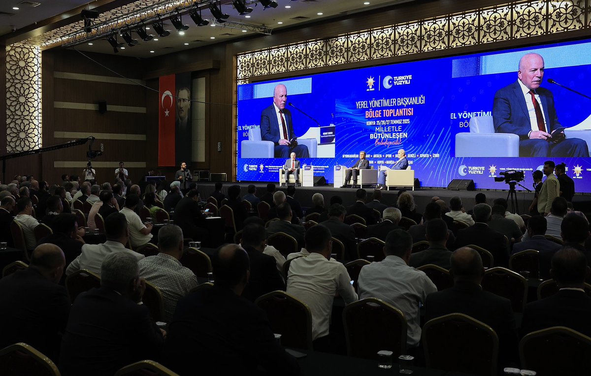 📍 Konya Bölge Toplantısı

Cumhurbaşkanımız  Sayın Recep Tayyip Erdoğan’ın liderliğinde AK Partimizin markalaşan belediyecilik anlayışını daha da güçlendirmek için çalışmalarımıza devam ediyoruz. 

Genel Merkez Yerel Yönetimler Başkan Yardımcımız Sayın Recep Altepe, Erzurum