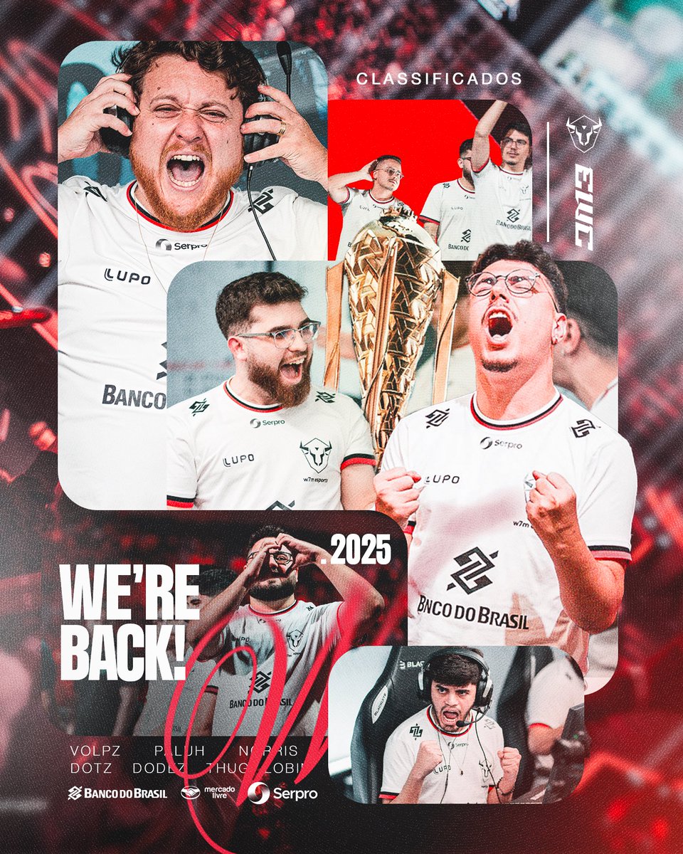 OS NOSSOS TOUROS TÃO CLASSIFICADOS PRA EWC DE R6 🤩

Tinha que ter aquele gostinho a mais, né? Depois de perdermos a primeira chance na semana passada, a gente sabia que não podia deixar escapar de novo.

GGWP <a href="/blackdragonsBR/">Black Dragons</a> e já vai preparando o passaporte, porque VAMO PRA