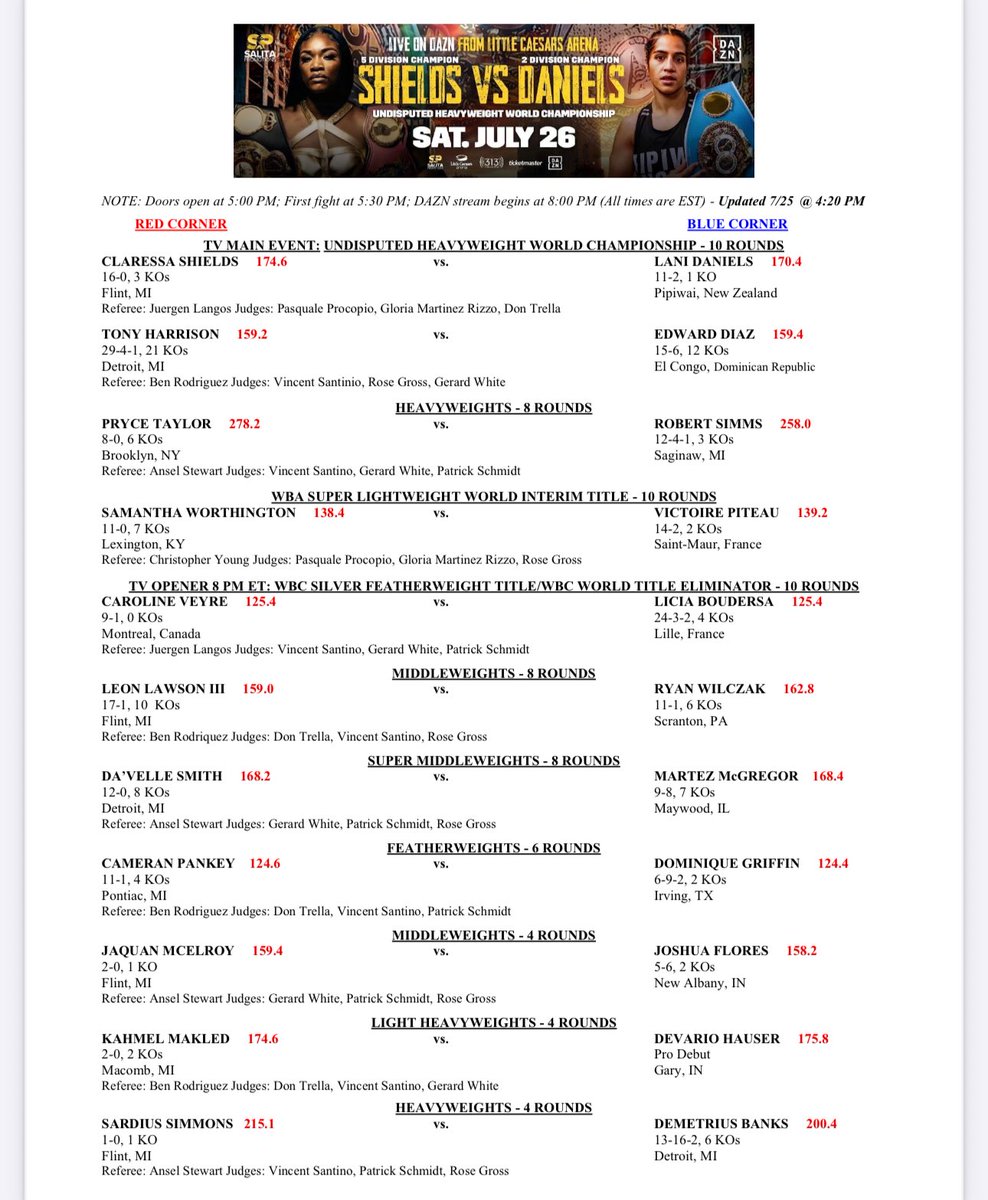 Woodsy1069's tweet image. Fights, tomorrow. I have an eye on American heavyweight PRYCE TAYLOR as prospect to watch