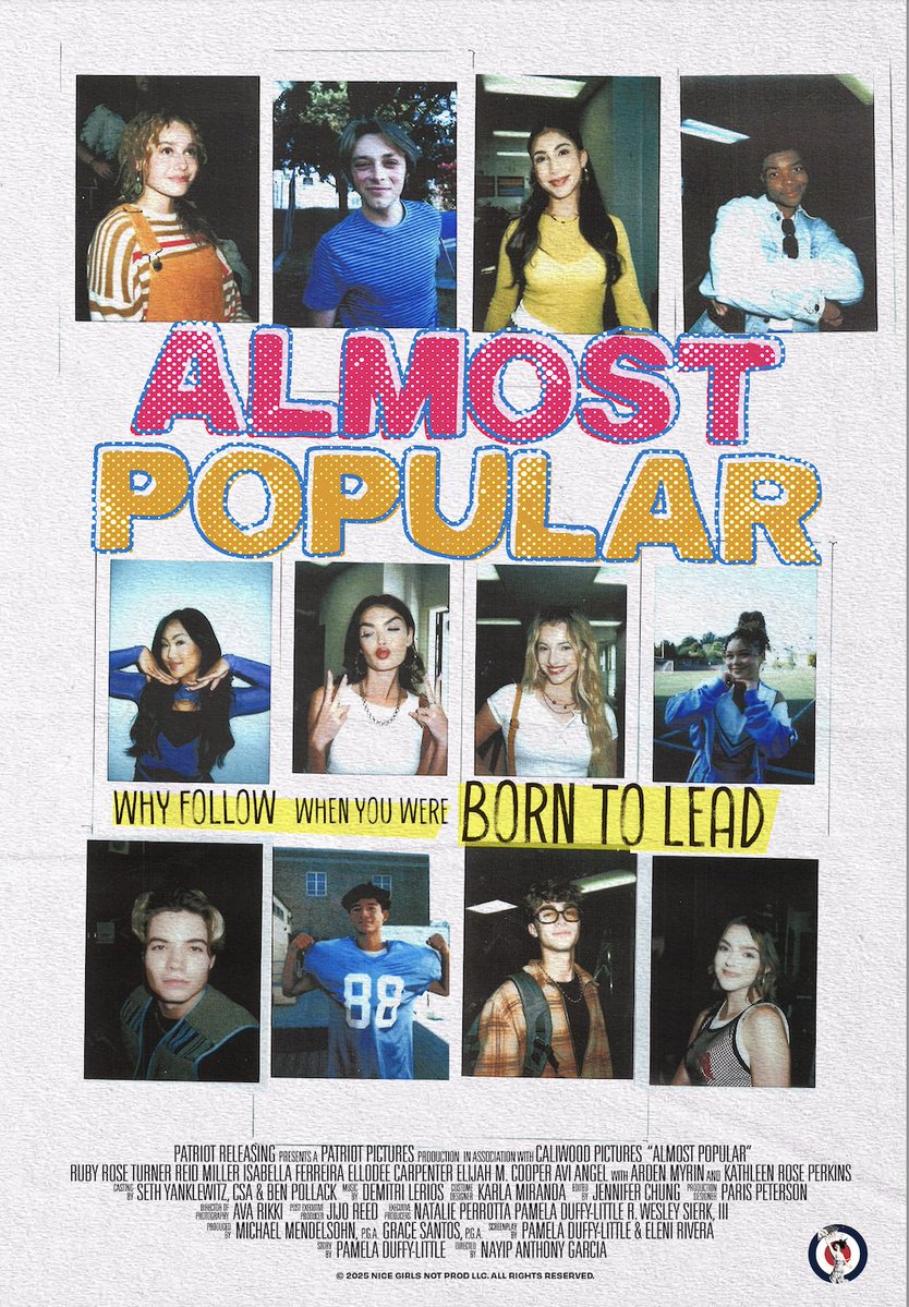 VIMOOZ's tweet image. Check out the poster for Almost Popular, a fresh and funny coming-of-age comedy film by by Nayip Anthony Garcia about finding your voice—awkwardly. In theaters August 28th.