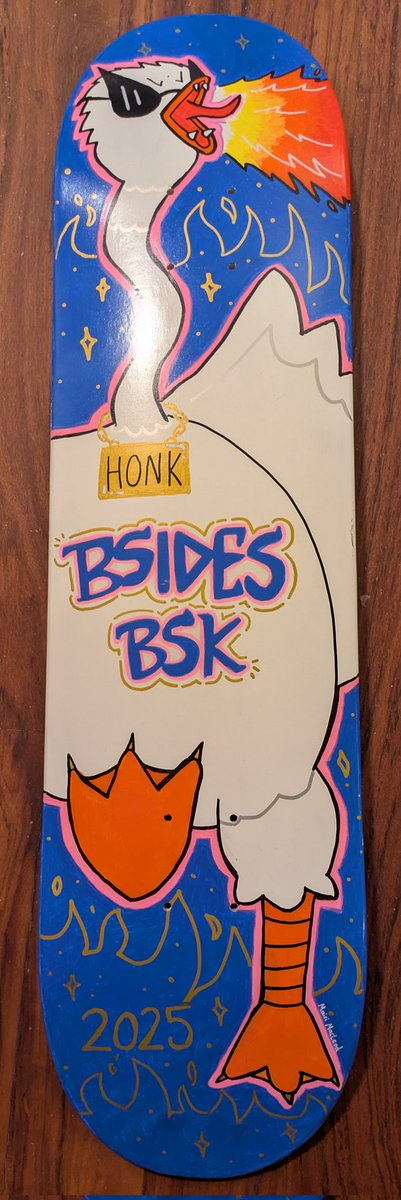 R4ck4tt4ck's tweet image. Honk 🏅🤣 @BSidesBSK 🦆
Its getting wall mounted 💯
An awesome day today 🙏 TYSM @VicHarkness & team