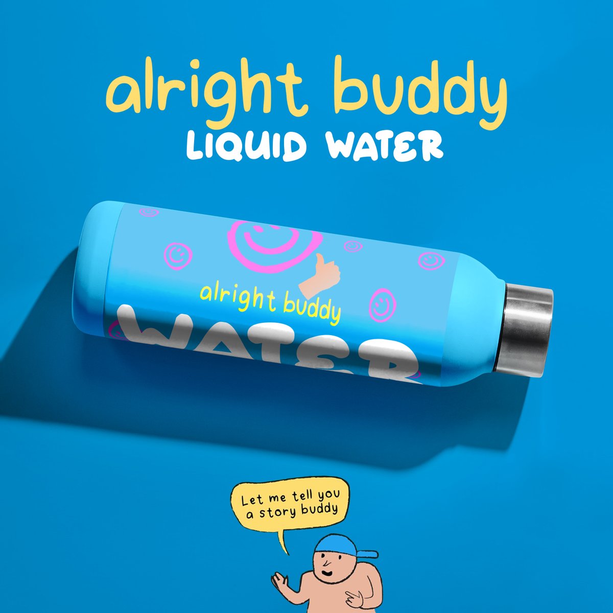 0xAstr's tweet image. is buddy thirsty ?
buddy has his water bottle.
be alright like buddy.

alright buddy