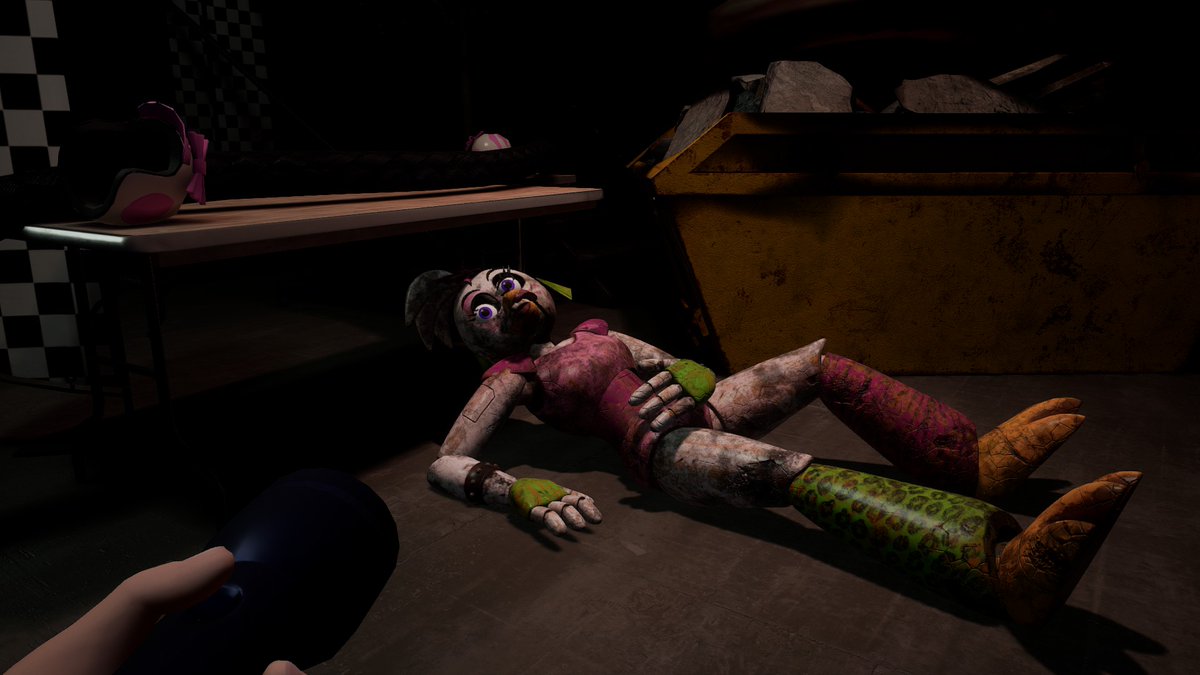 VengeNocturnal's tweet image. The new Security Breach update is truly something... some new cutscenes are heartbreaking. And the new Repair Ending was beautiful, even if it's hard to get.