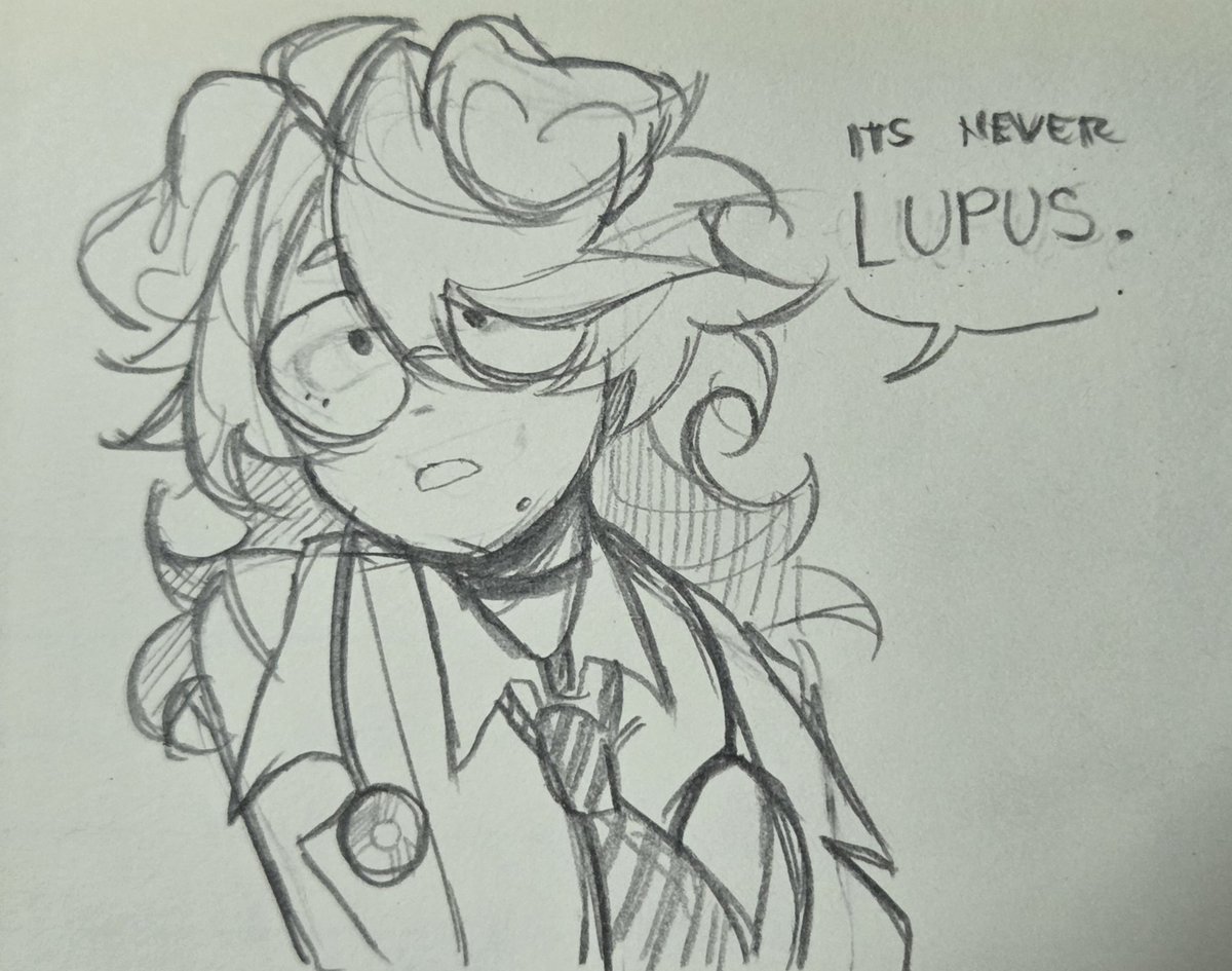 DrSleepy_'s tweet image. its never lupus