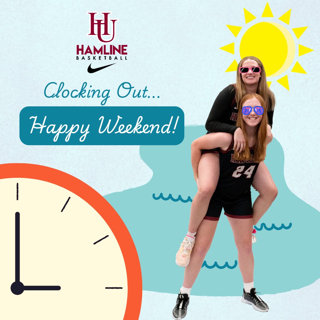 HamlineWBB's tweet image. Last weekend in July already! Make it a great one! #goHU βοΈ