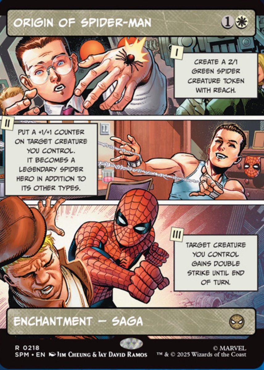 Dork4Short's tweet image. YES. YES. MORE OF THIS. PLZ.
#MTGxSpiderMan #SDCC2025