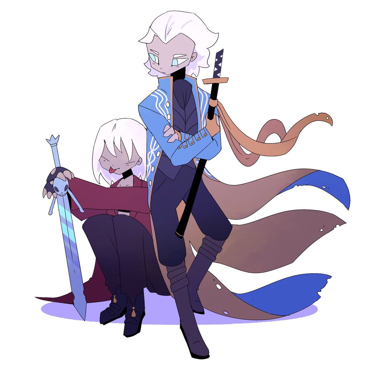 TheFrenchNugget's tweet image. Just a quick Dante and Vergil warm up doodle
#dmc #devilmaycry