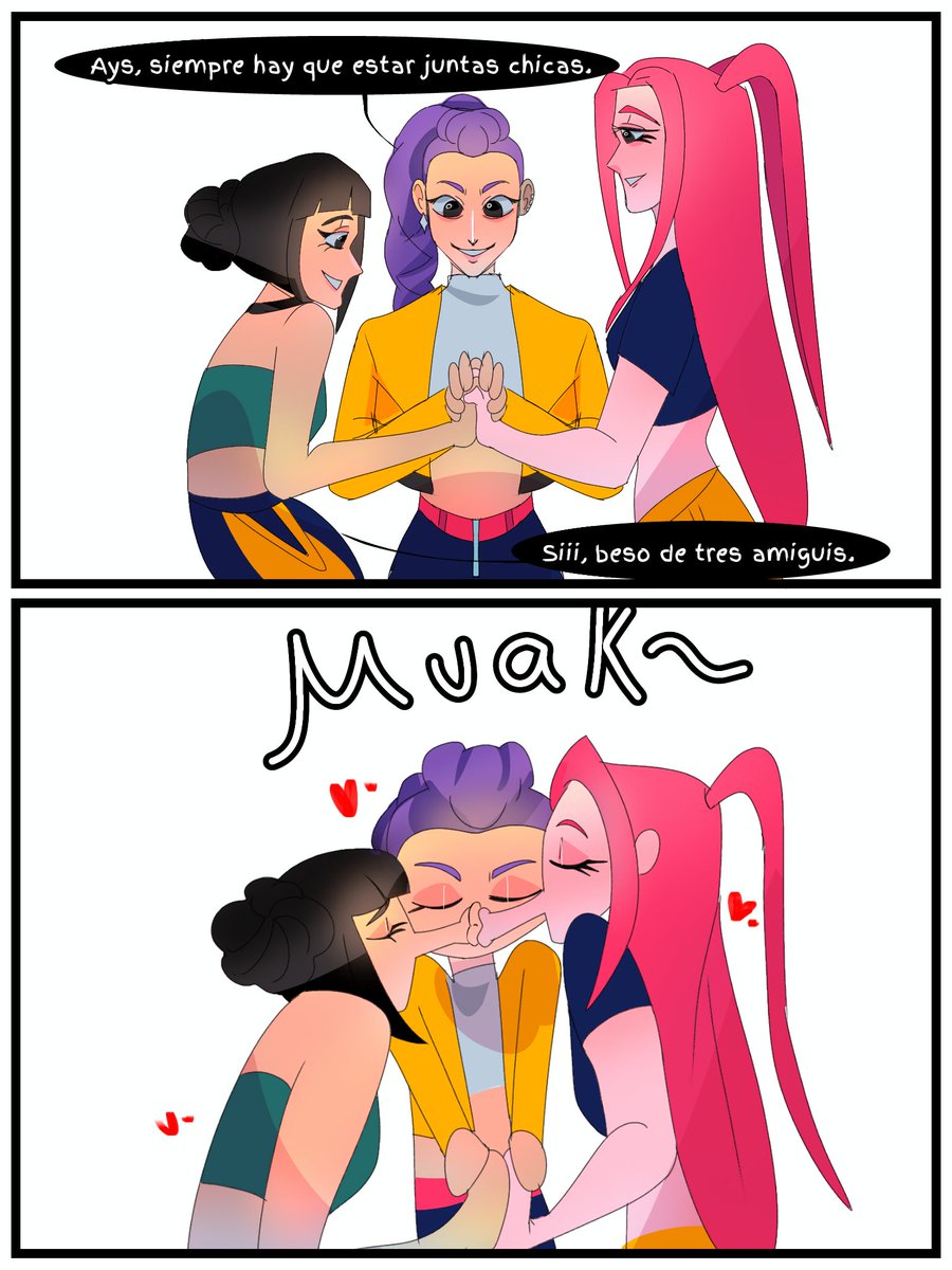 TamyzeroT0's tweet image. Pero solo son amigas ehhh
#kpopdemonhuntersfanart #kpopdemonhunters #mira #rumi #zoey #kpopdemonhunter #kpopdemonhuntersmira #kpopdemonhuntersrumi #kpopdemonhunterszoey