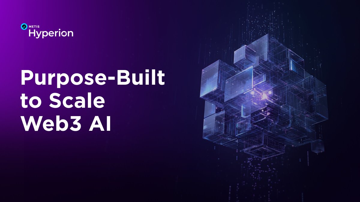MetisL2's tweet image. AI agents can’t wait for block confirmations.
Hyperion is purpose-built for AI agents. With parallel execution and composable infra, it’s where they can operate, evolve and coordinate at scale.
Read more: f.mtr.cool/odaxhlwcxr