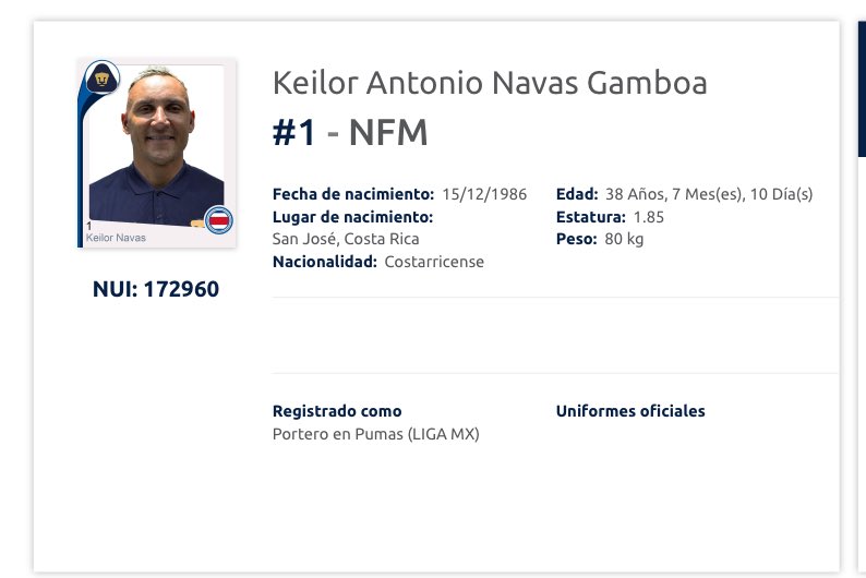NotiGoya's tweet image. Keylor Navas (Keilor según la Liga MX), 
HERE WE GO! 🇨🇷