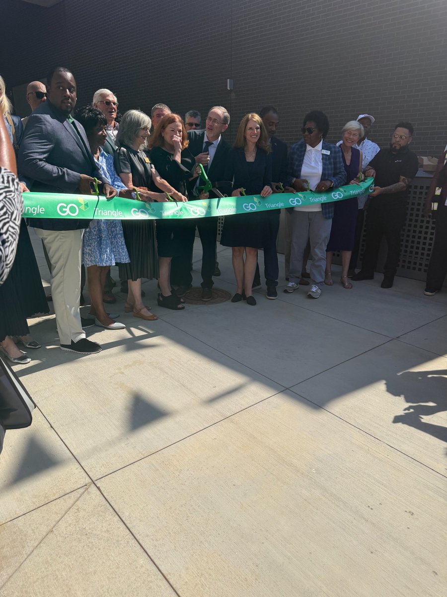 The Triangle keeps growing, and we need our transportation system to grow with it.

I was excited to attend the ribbon cutting for Raleigh's new RUS Bus, another way to keep people in our region connected.