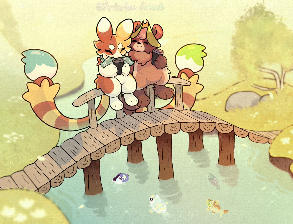 Amberlea_draws's tweet image. Art Fight attack #31 for @fourleafisland 🍀