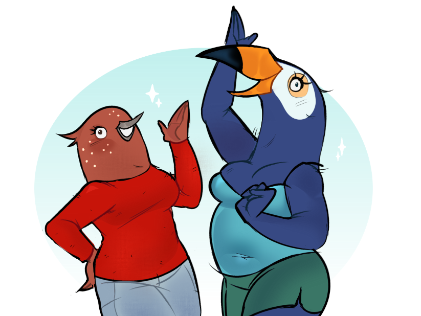 m0ughost___'s tweet image. 🌼✨

#TucaAndBertie #Drawing