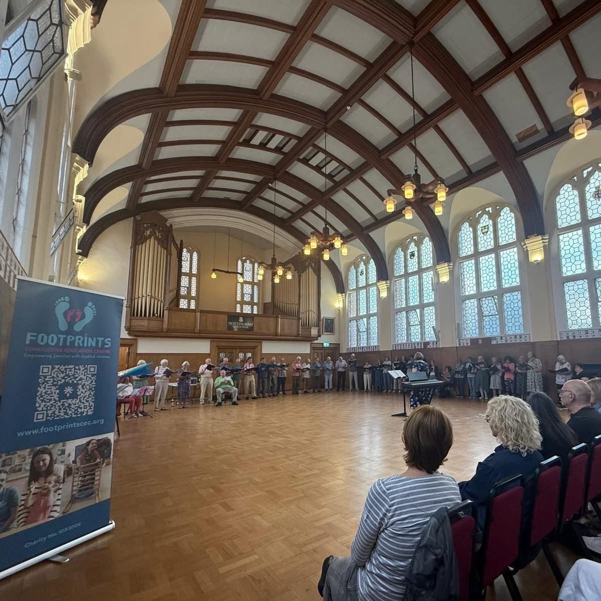 footprintscec's tweet image. On Tuesday evening we had the honour of attending Soundswell Community Choir's fundraising event.
We were delighted that they chose to support Footprints this year, raising £496.81 on the evening 👣🙏