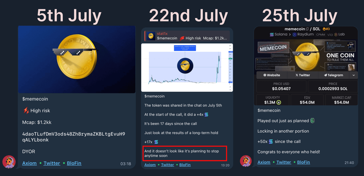 Degen_Uni's tweet image. We caught #memecoin before it made 50x
From $1.2M to $55M and Degen University was in from the start
Even a $100 entry would’ve turned into $5,000 in just days
This isn’t luck - our mentors work 24/7 to deliver such calls daily.
That’s why our community prints when others…