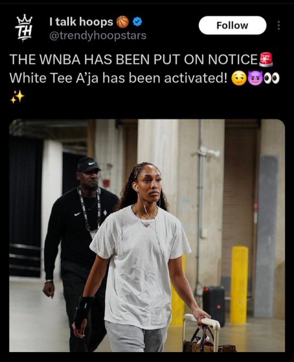 JaimeLardis's tweet image. Aliyah Boston and Sophie Cunningham said “WE DEACTIVATED IT”