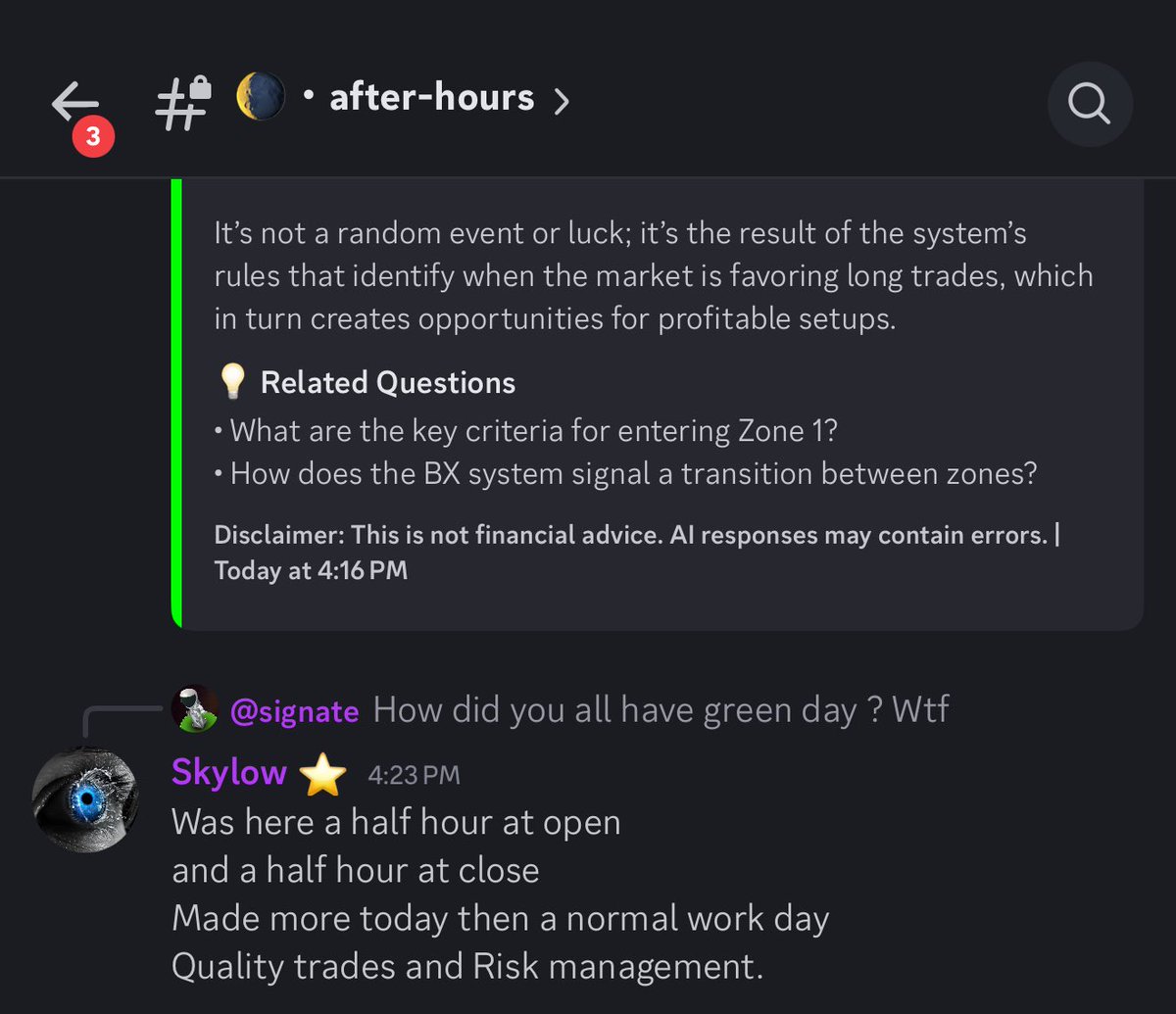 pdicarlotrader's tweet image. The idea that you need to be looking at screens all day is a complete lie.
Skylow made more today than he would at his job and spent less than 60 minutes 💯
Congrats my man!