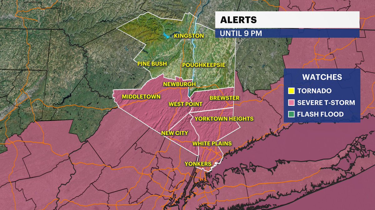 JSeawright_TVWX's tweet image. 🚨Severe Thunderstorm Watch has ended for Dutchess and Ulster Counties.
-🚨The Watch continues for Orange, Putnam, Rockland, and Westchester County until 9 PM
#nywx