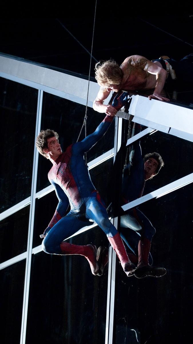 UnchartedRobbie's tweet image. Foto RARA de la producción de The Amazing Spider-Man (2012) 🕷️✨