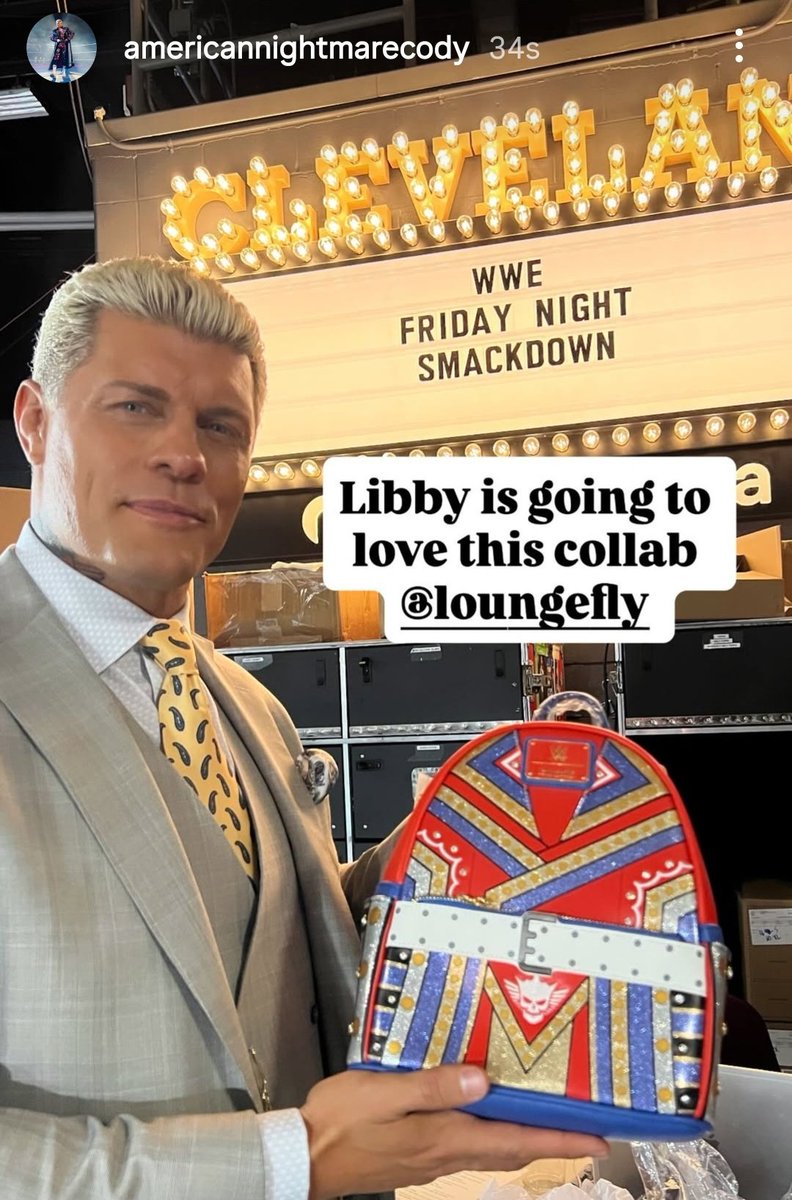 rhodescoded's tweet image. yall have no idea how excited i am about getting a cody loungefly, can't wait to own this ❤️ @CodyRhodes