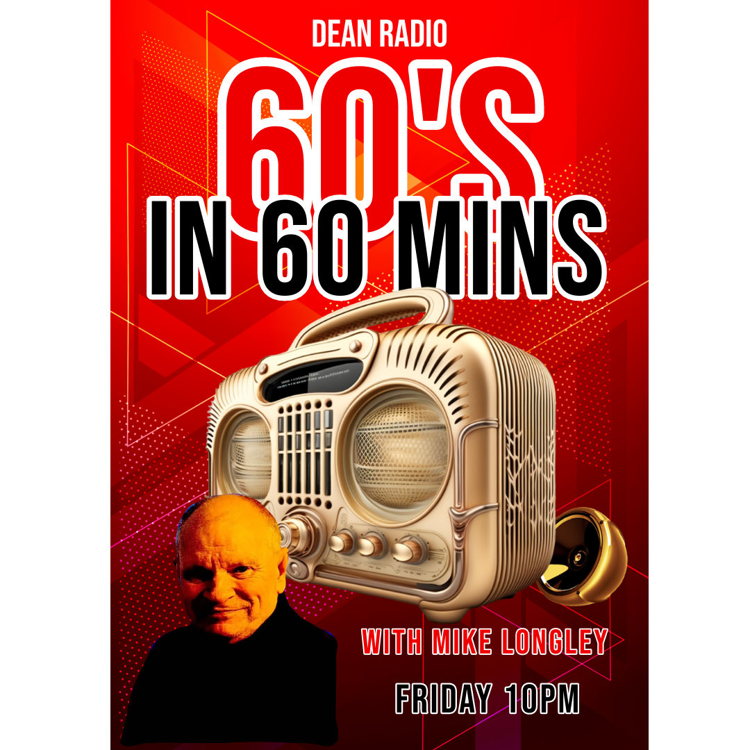 Coming up at 10pm it’s 60’s in 60 Mins with the King of the Airwaves, Mike Longley.

Tune in to hear an hour of the very best 60’s music.

Please join Mike at 10pm for great music and chat.

95.7 | 105.6FM, listen online, through your smart speakers or download the app.