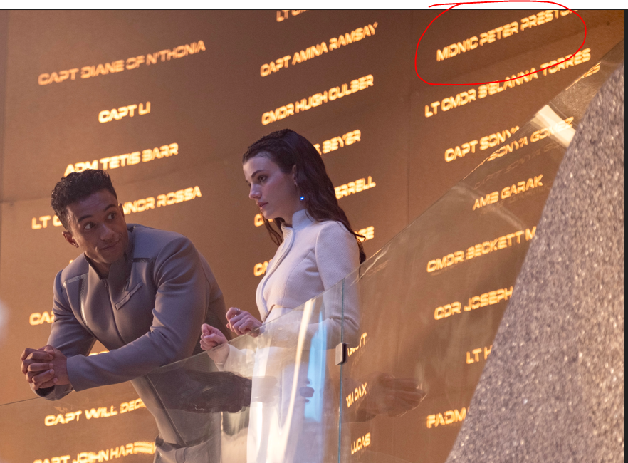 TrekCore's tweet image. Looks like Peter Preston gets a callout too!
#StarTrek #StarfleetAcademy