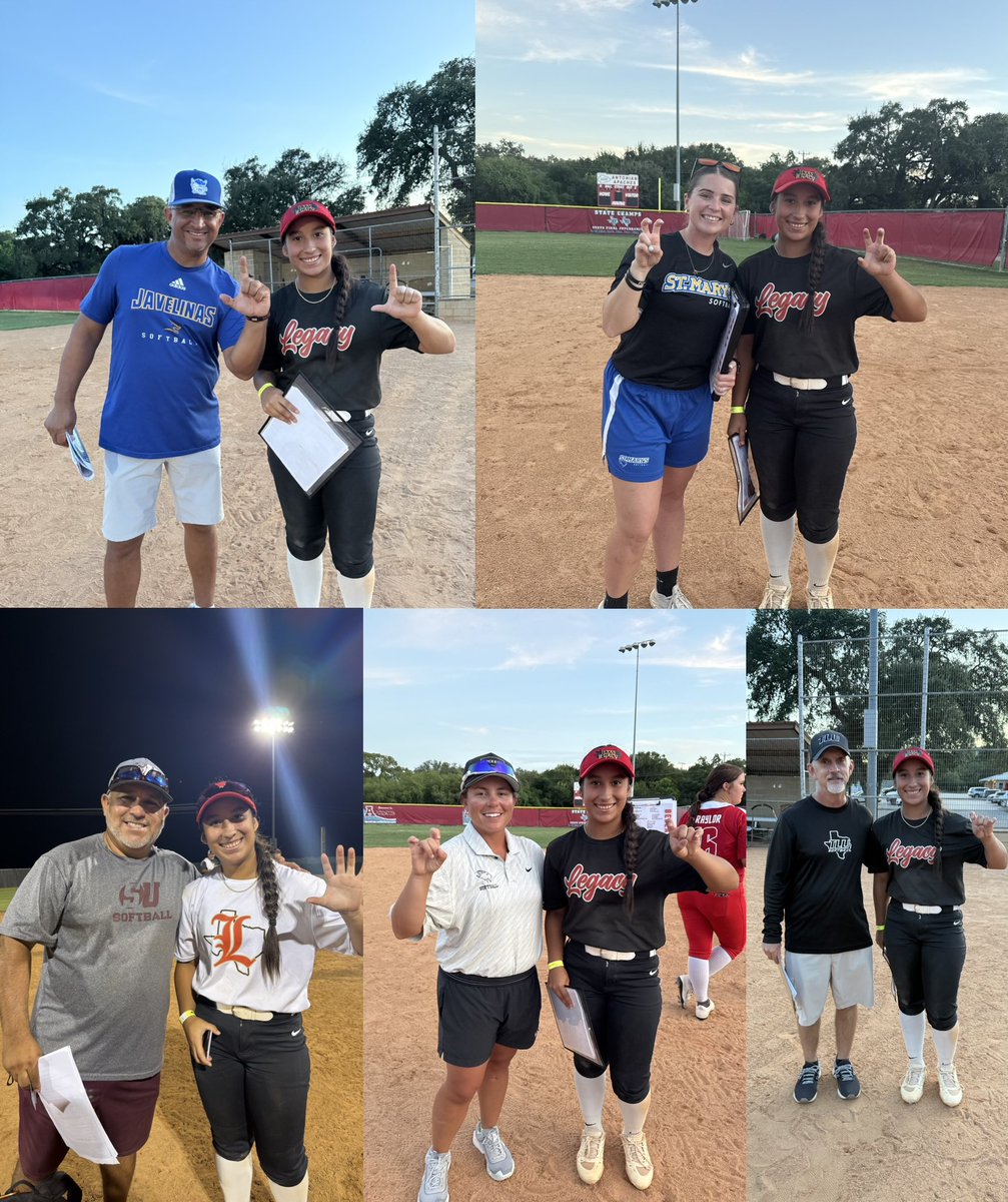 Gabrielle Alvarado (@bellaalvarado22) on Twitter photo Yesterday I had the opportunity to compete and showcase my skills in front of some amazing coaches. Thank you for the opportunity and feedback! Can’t wait for this weekend’s TAMUSA showcase in San Marcos, Tx! <a href="/s3baseball_/">Orlando Salinas</a> <a href="/stoltz_taylor/">Taylor Lira</a> <a href="/whyyousogood/">shelby janda</a> <a href="/TLUsoftball/">TLU Softball</a> <a href="/Schreiner_SB/">Schreiner Softball</a> Yesterday I had the opportunity to compete and showcase my skills in front of some amazing coaches. Thank you for the opportunity and feedback! Can’t wait for this weekend’s TAMUSA showcase in San Marcos, Tx! <a href="/s3baseball_/">Orlando Salinas</a> <a href="/stoltz_taylor/">Taylor Lira</a> <a href="/whyyousogood/">shelby janda</a> <a href="/TLUsoftball/">TLU Softball</a> <a href="/Schreiner_SB/">Schreiner Softball</a>