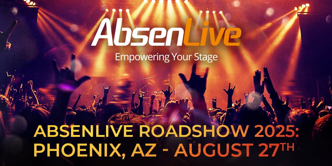 🎸 Phoenix, we’re 1 month away! Join AbsenLive on August 27h for hands-on LED demos, expert insights, &amp; 1:1 consults.

🚀 Save your spot: form.asana.com/?k=A5o75SGyMla…

#LED #RoadshowTour #Phoenix