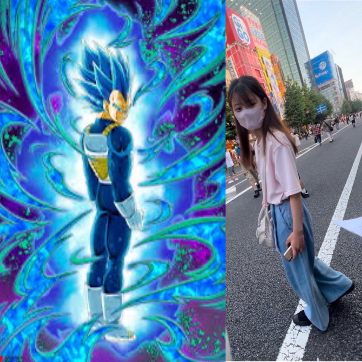 deathnote_ebisu's tweet image. ベジータ「うにょん！合体だ！」

うにょん「フューージョン！！ハッ！」

「「合わせて、&quot;見返りべジーン&quot;と言ったところか」」
