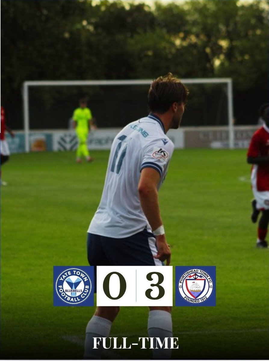YateTownFC's tweet image. FULL TIME | Yate Town 0-3 Portishead Town.
Thank you to the visitors for the friendly. Good luck for your Southern League campaign.