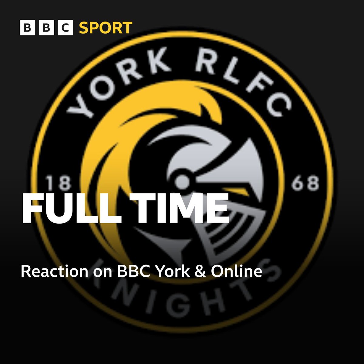 BBCYorkSport's tweet image. π FULL TIME!
York Knights make it 13 wins in a row in all competitions to stay top of the Championship!
Halifax 12-19 York Knights
Reaction to come @BBCYork...