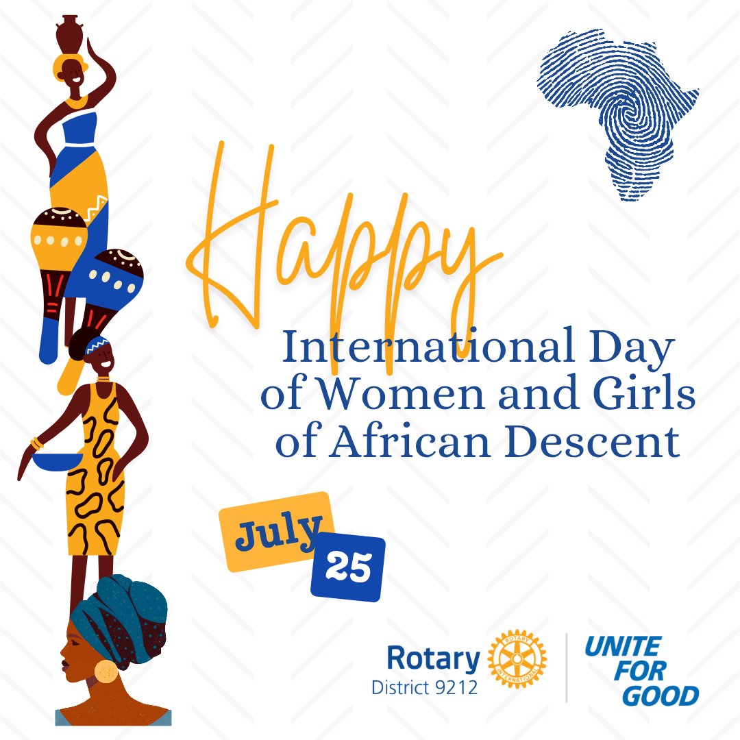 Rotary_ET's tweet photo. Happy International Day of Women and Girls of African Descent! Let's reaffirm our commitment to breaking down barriers and ensuring equal opportunities for their full potential to shine!

#UniteforGood #LastdanceD9212 #NalongosFinest #wearefamily #Elevateimpact #Makeithappen https://t.co/gDhQMvNbwd