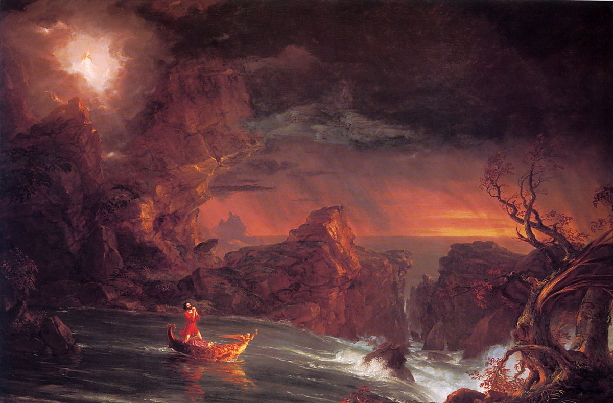 ThomasColeBot's tweet image. The Voyage of Life: Manhood wikiart.org/en/thomas-cole…