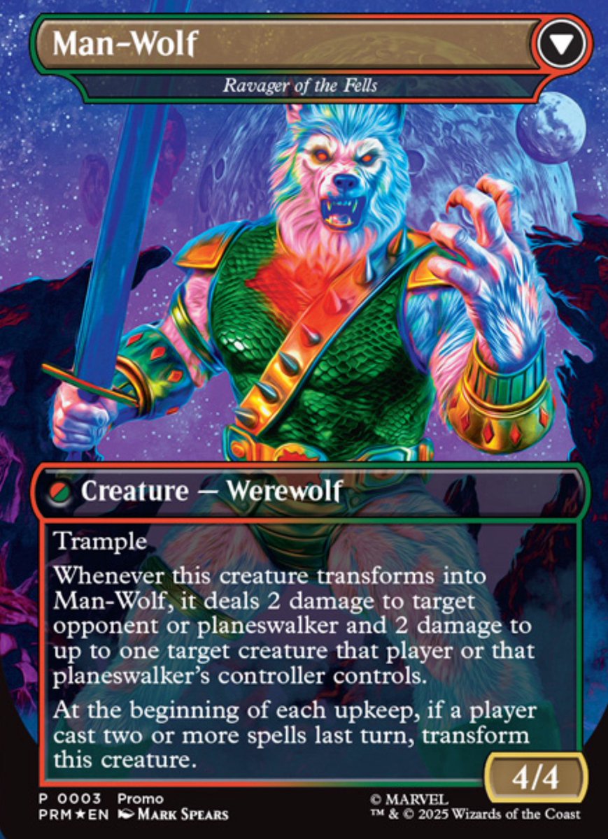 Dork4Short's tweet image. OHMYGOD I NEED THIS SO BAD.
DEEP. CUT.
#MTGxSpiderMan #SDCC2025