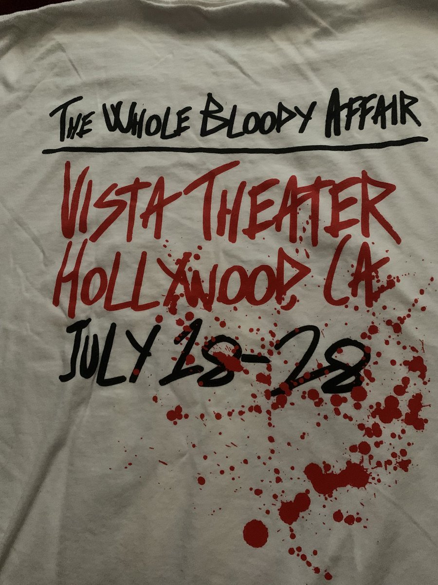 Jfcdoomblade's tweet image. Deeply grateful to have experienced KILL BILL: THE WHOLE BLOODY AFFAIR as intended! Seeing one of my favorite Tarantino films on the big screen for the first time felt like a dream. So so grateful to also be able to get my hands on Rucking Fotten’s limited shirt!