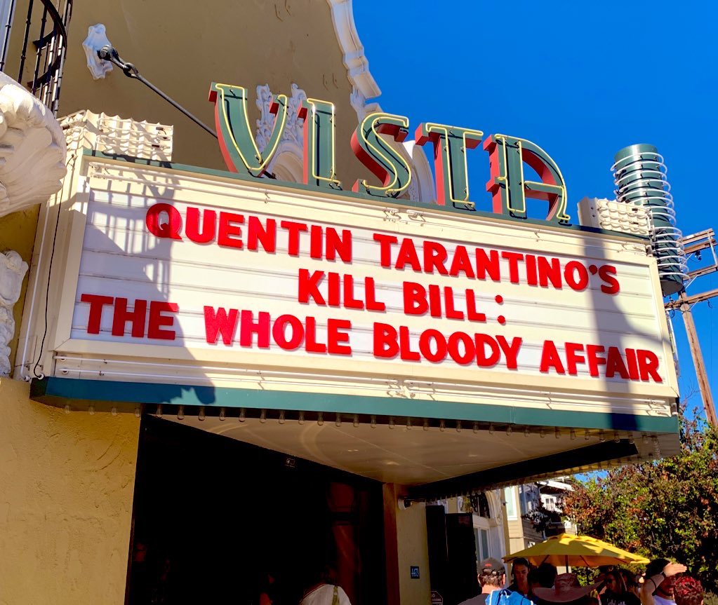 Jfcdoomblade's tweet image. Deeply grateful to have experienced KILL BILL: THE WHOLE BLOODY AFFAIR as intended! Seeing one of my favorite Tarantino films on the big screen for the first time felt like a dream. So so grateful to also be able to get my hands on Rucking Fotten’s limited shirt!