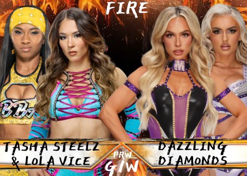 Tasha Steelz [0-0-0] (<a href="/Layla_LaSha/">Layla</a>) &amp; Lola Vice [0-1-0] (<a href="/Alexis_Fi4/">Alexis 💚</a>)

VS

Dazzling Diamonds [0-0-0] (<a href="/Layla_LaSha/">Layla</a>) [0-0-0] (<a href="/Brittanylitter4/">Brittany</a>)