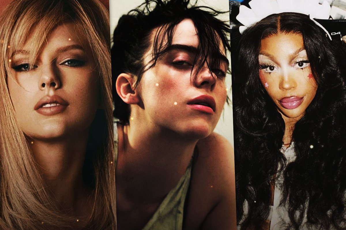 szaonstats's tweet image. Most streamed female artists on Spotify this year:  

#1. Taylor Swift — 9.5 billion
#2. Billie Eilish — 6.6 billion
#3. SZA — 6 billion