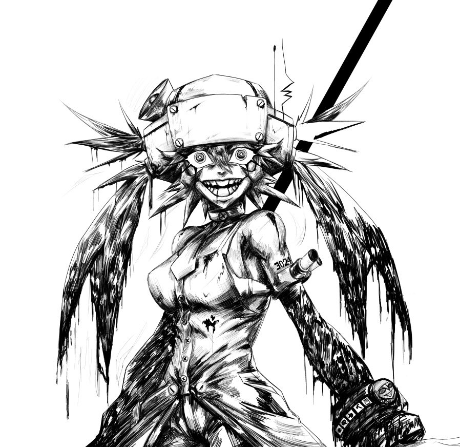StitchedTeeth's tweet image. Another update on the queen herself as a vocaloid #Psychopomp X #VOCALOID