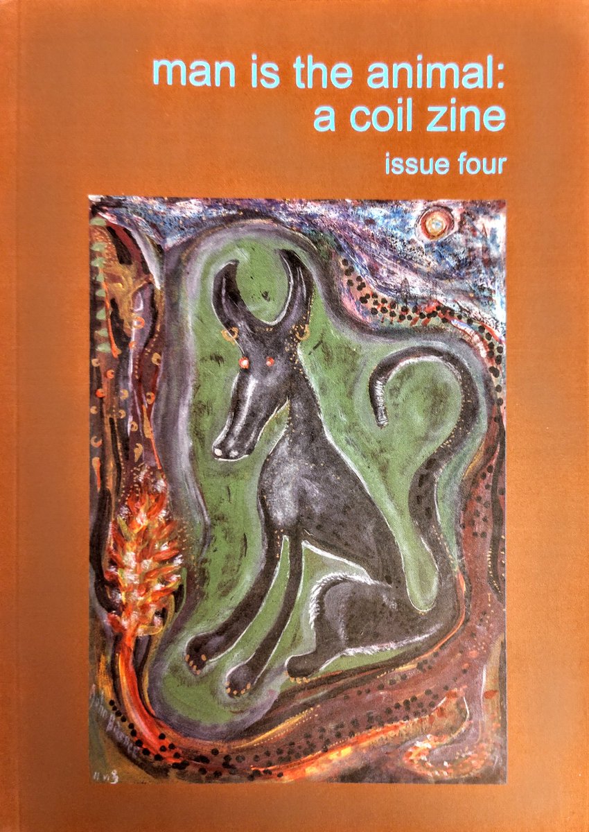 mrjolly23's tweet image. #coileveryday #day405 Man Is The Animal: A Coil Zine Issue 4 from Temporal Boundary Press